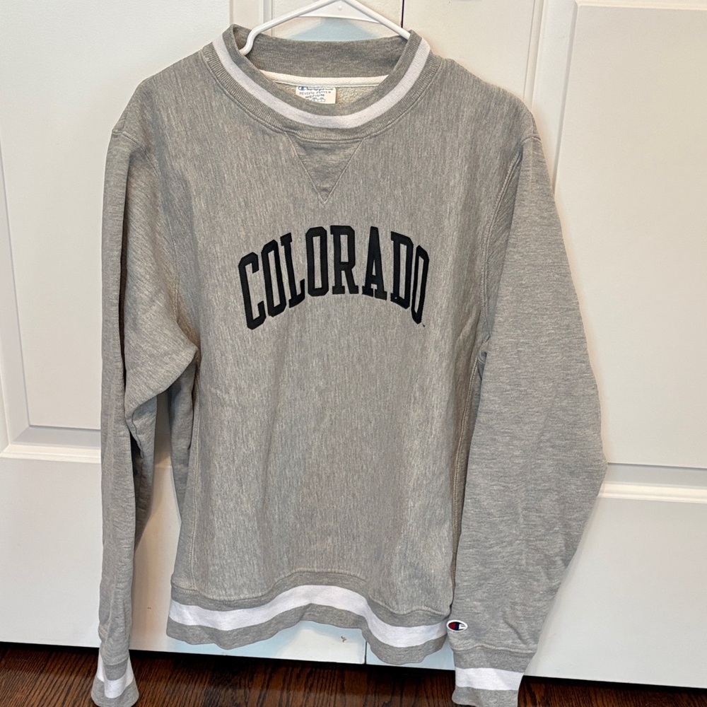 Champion Heather Gray Colorado Sweatshirt